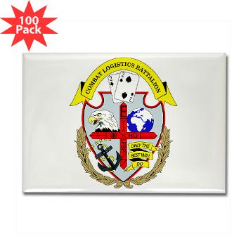 22CLB - M01 - 01 - 22nd Combat Logistics Battalion with Text - Rectangle Magnet (100 pack)